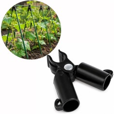 Conector pentru araci 11 mm tip X, fixare rezistenta pentru structuri de gradina