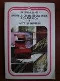 Garabet Ibraileanu - Spiritul critic in cultura romaneasca. Note si impresii