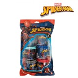 Plastilină Set 5 Recipiente, AS, Spiderman, Multicolor, Capacitate 570g