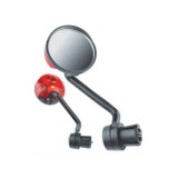 Set Oglida retrovizoare, 1 LED, Rosie, 80mm, Bicicleta, ARV-0618