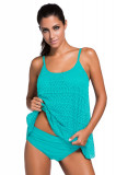 SW1468-1200 Costum de baie tankini din doua piese cu model, S