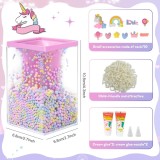 Cumpara ieftin Set 12 piese, suport pentru pixuri si 11 accesorii decoratiuni Ulikey, 6.8 x 6.8 x 10.8 cm, plastic, multicolor