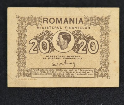 Bancnota 20 lei Douazeci lei 1945 foto