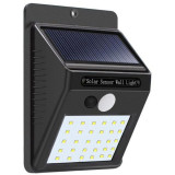 Lampa solara de perete cu senzor miscare 30 LED-uri SMD, Rohs