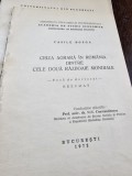 Criza agrara din Romania intre cele doua Razboaie Mondiale Vasile Bozga rezumat teza doctorat cu dedicatie