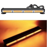 Cumpara ieftin Rampa Girofar 60cm cu Prindere Magnetica, Bara Dubla Stroboscop si Lumina Galbena 12V-24V