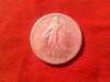 Moneda Franta 1 Franc Argint 1899 (5g, 0.835) - Calitate Slaba