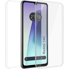 Husa 360 compatibila cu Xiaomi Redmi 14C - V2 Transparent fata si spate