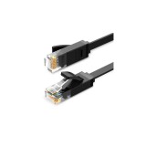 Ugreen Cablu patchcord Ethernet RJ45 Cat 6 UTP UTP cablu LAN plat 1000 Mbps 5m - negru (20163)