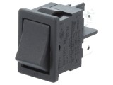 Rocker DPST 10A/250VAC ON-OFF IP40 100m&Omega; UL94V-0 cupru