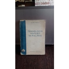 TEHNOLOGIA VOPSIRII IN PIELARIE - DORU TODERICIU