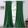 Set draperii soft cu rejansa transparenta cu ate pentru galerie, Super, 250x275 cm, densitate 200 g/mp, Verde, 2 buc