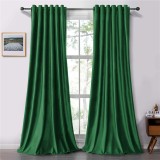 Draperie soft cu rejansa transparenta cu ate pentru galerie, Super, 150x210 cm, densitate 200 g/mp, Verde