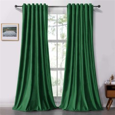 Draperie soft cu rejansa transparenta cu ate pentru galerie, Super, 150x220 cm, densitate 200 g/mp, Verde