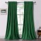 Set draperii soft cu rejansa transparenta cu ate pentru galerie, Super, 250x275 cm, densitate 200 g/mp, Verde, 2 buc