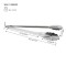 Cleste, Inox, 40 cm - 5
