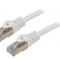 Patch Cord S/FTP Cat 6a Alb 15m