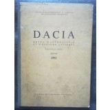 Dacia: revue d&#039;archeologie et d&#039;histoire ancienne : nouvelle serie XXXVII (1993)