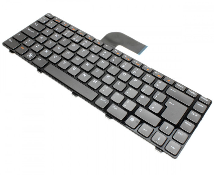 Tastatura laptop Dell Inspiron 15 N5040 neagra layout UK cu iluminare