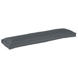 vidaXL Cojoc pentru Palet pentru Bancă Antracit 150x40x8 cm Material Oxford