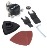 Set adaptoare pentru polizoare unghiulare, functie daltuire si slefuire ROX Wood 153ROX0191