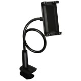 Cumpara ieftin Suport flexibil pentru telefon si tableta, cu brat lung, montare pe birou si rotire 360 grade, Negru, YULMI