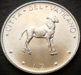 Cumpara ieftin Moneda 2 LIRE - VATICAN, anul 1974 * cod 5261 B = Papa Paul al VI-lea, Europa