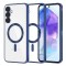 Husa MagSafe pentru Samsung Galaxy A55 5G A556, Techsuit, Luxury Crystal, Albastra