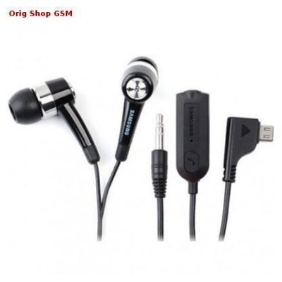 CASTI HANDSFREE SAMSUNG AARM0U3BBE (MICROUSB) NEGRU ORIGINAL foto