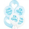 &quot;Set 6 baloane latex Oh baby boy 30cm&quot;, Oem