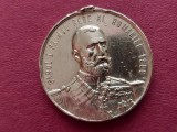 Medalie Carol I domnul si primul rege al Romaniei 1866-1906.