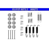 Set accesorii saboti frana parcare Lexus Gs, Gx, Is I, Is Sportcross; Toyota Avensis Verso, Fj Cruiser, Land Cruiser, Land Cruiser 200, Land Cruiser