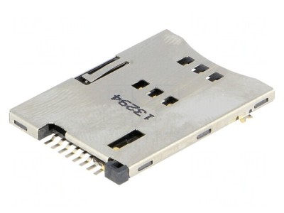 Conector SIM Push-Push SMT Aurit 500mA foto