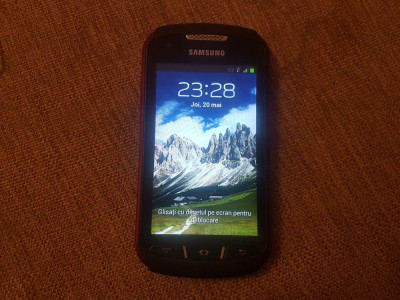 Smartphone Samsung Galaxy Xcover 2 S7710 Red/auriu Liber retea livrare gratuita! foto