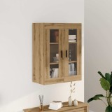 vidaXL Dulap montat pe perete, stejar artizanal, 69,5x34x90 cm