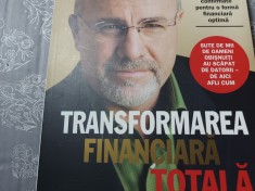TRANSFORMAREA FINANCIARA TOTALA - DAVE RAMSEY, 2009, 277 PAG STARE BUNA, RARA foto