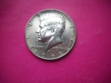 HOPCT MONEDA - SUA 1/2 -HALF -DOLLAR 1968 --FRUMOASA -- -MONEDE STRAINE- ARGINT