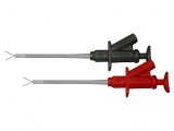 Clips de măsurare cu pensetă 5A 4mm negru-roșu
