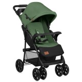 Carucior sport Lionelo Emma Plus Green Emerald, capotina XXL, pliere usoara, roti EVA