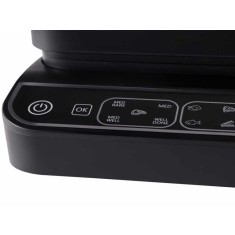 Gratar electric Tesla GR500BG, 2000 W, 10 programeLED, control digital, 30x23cm, negru/sticla