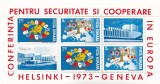 Colita Conferinta pentru Securitate si Cooperare in Europa, 1973 - NEOBLITERATA