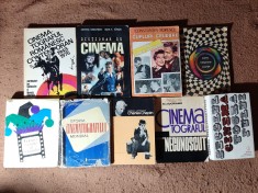 9 vol. cinematografie (Cinematograful romanesc contemporan, Chaplin, Sadoul, Baltatu, Suchianu etc.)