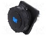 Conector alimentare AC, IEC 60309, IP67, 0,125kA, 230V AC, 3 pini, PCE - 443-6XS