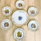 Set - desert / fructe - Kahla - 6 persoane - 1960 - poleit cu aur 24K
