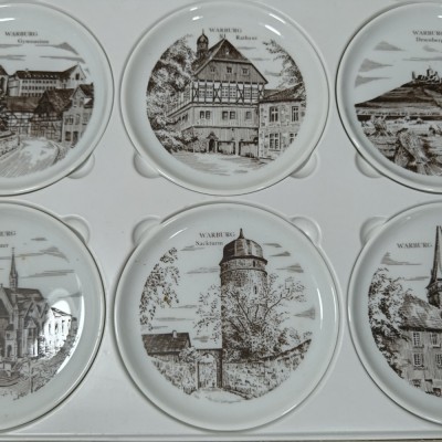 Set farfuriute protectie portelan Furstenberg, colectie, vintage foto