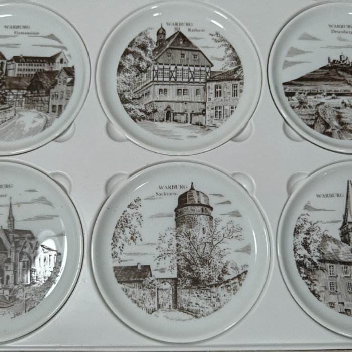 Set farfuriute protectie portelan Furstenberg, colectie, vintage