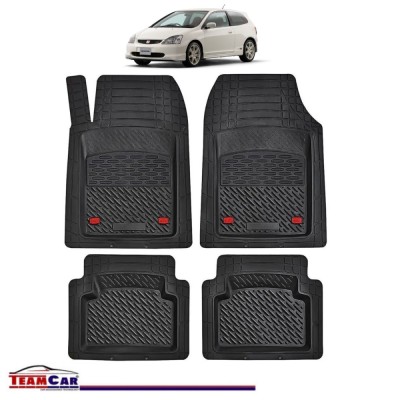 Covorașe Auto TeamCar&amp;reg; Tip Tăviță Compatibile Honda Civic 7 (2000&amp;ndash;2005) - Hatchback foto