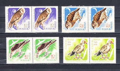 M1 TX5 4 - 1967 - Pasari de prada - perechi de cate doua timbre foto
