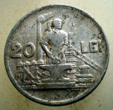 1.682 ROMANIA RPR 20 LEI 1951, Aluminiu