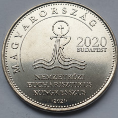 Monedă 50 Forint 2021 Ungaria, Congresul Euharistic Budapesta 2020, unc